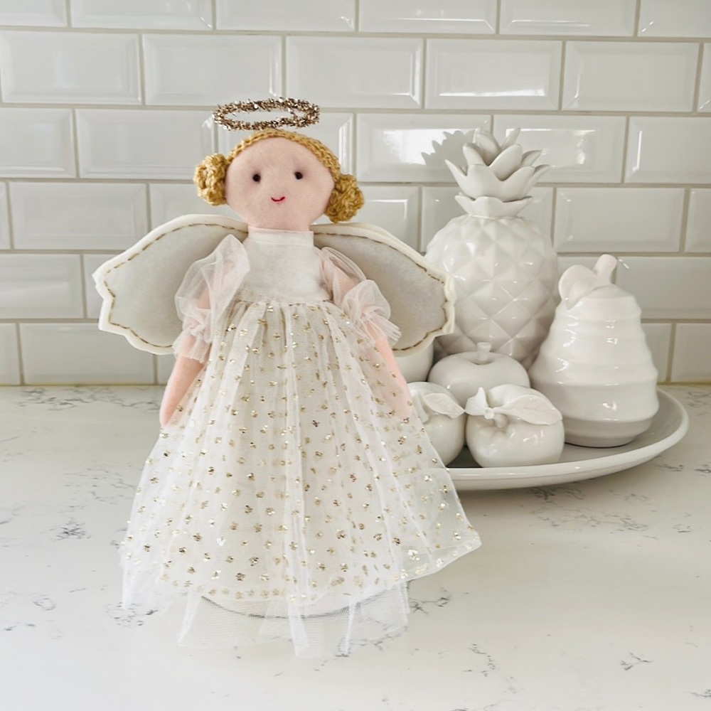 Pottery Barn Kids Light Up Angel Tree Topper - Picture 1 of 14